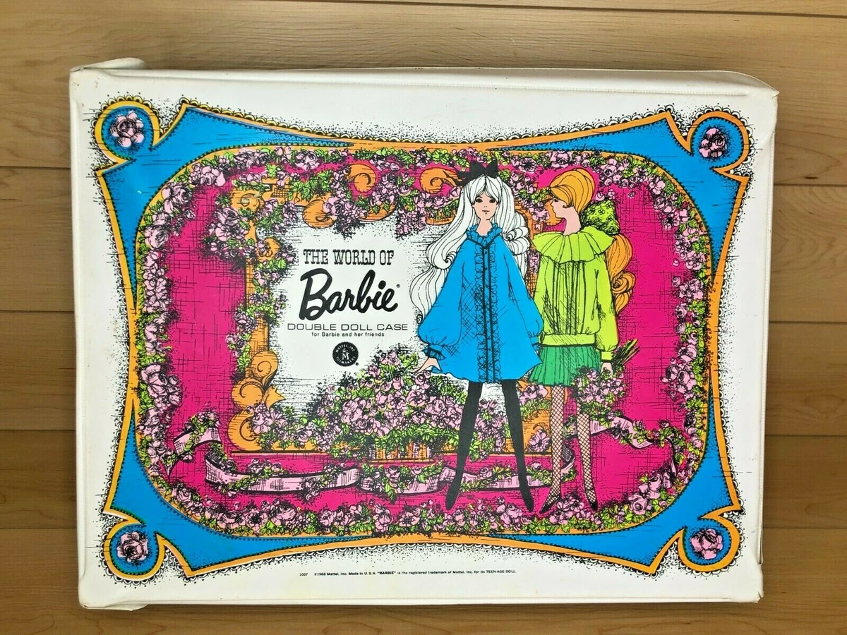 The world of barbie double doll case 1968 sales