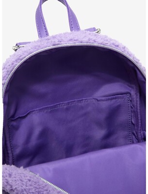 Loungefly Care Bears Bright Heart Raccoon Fuzzy Mini-Backpack Handbag NEW‎ Loungefly Care Bears Bright Heart Raccoon Fuzzy Mini  main image 4