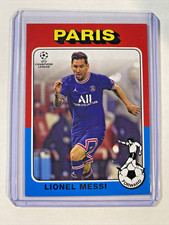 Lionel Messi 2021-2022 Topps UEFA Champions League Paris #75-14 PSG Soccer Card
