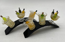 Vintage Alcohol Wine Bottle Spout Stopper Martini Vodka party Set of 2