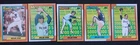 1990 Topps Nolan Ryan complete 5 card set 5000 strike outs mint!