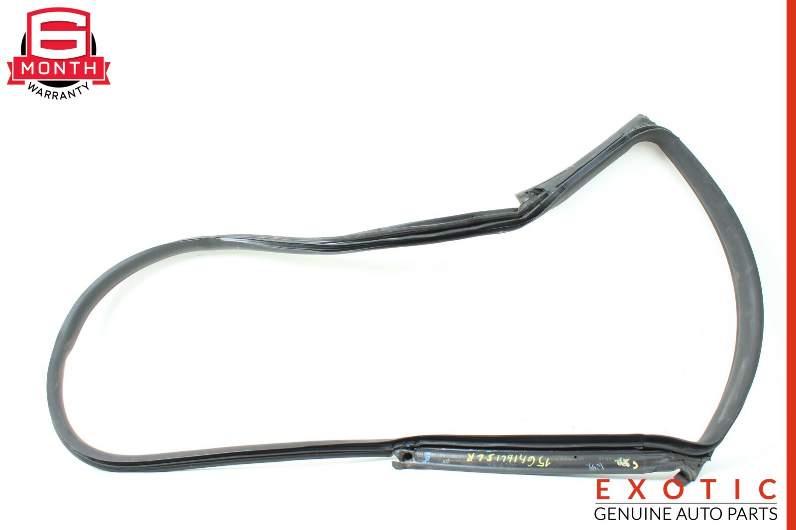 14-17 Maserati Ghibli S Rear Left Rubber Door Weather Strip Liner OEM