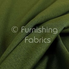 Designer Plain Quality Lightweight Green Chenille Furnishing Upholstery Fabric