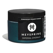 MEYSPRING Imperial Emerald Intense Chroma Mica Powder for Epoxy Resin Art - 50g