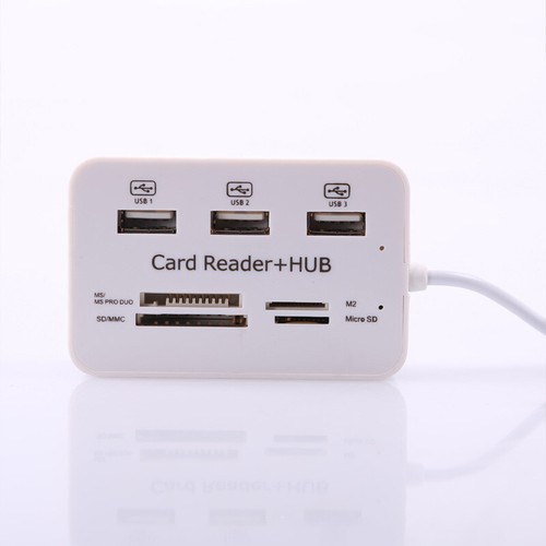 7 In 1 3 Ports USB TYPE C 3.0 HUB+4 Ports Expander SD TF MS, M2 MMC Memory Cards - Photo 14/14