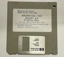 HP 98613-14502 98613B Opt. 045 Basic 4.0 Utilities Disc
