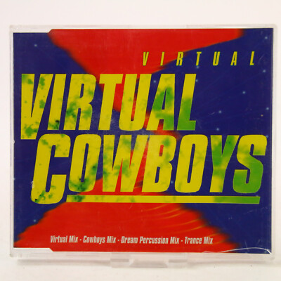 Music Musik Maxi Single CD Virtual   Virtual Cowboys Gut