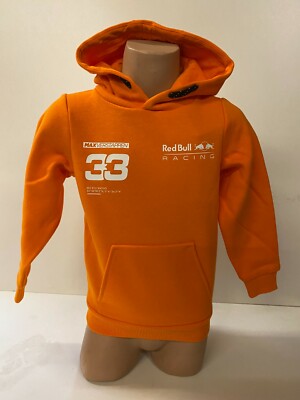 Red Bull Racing Max Verstappen Kinder Kapuzen Sweatshirt Kids Hoodie, 92 (1-2)