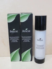 BOSCIA WHITE CHARCOAL MATTIFYING MAKEUP SETTING SPRAY 5.07 OZ BOXED LOT OF 2