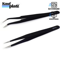 ESD Pinzetten Set 2 PCS Edelstahl PräZisions Antistatisch FüR Elektronik