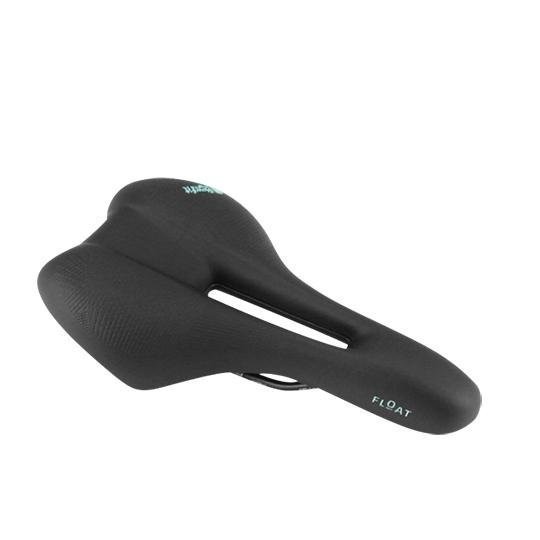 Selle Royal Float Sport selle vélo de course mémoire de forme avec canal central noir