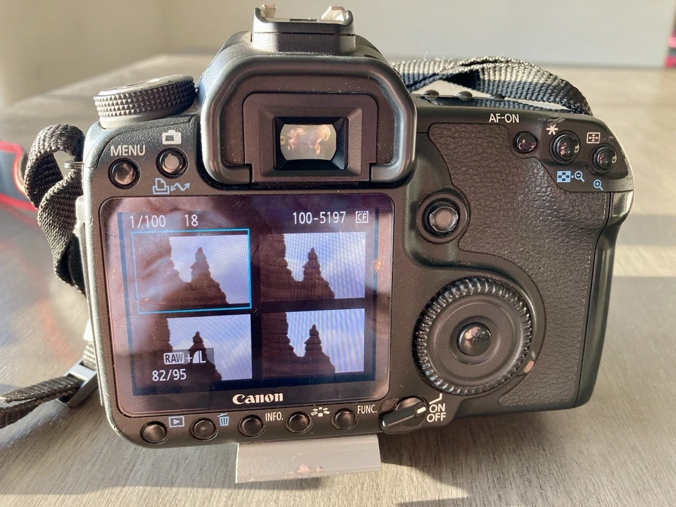 Kit de cámara digital Canon EOS 50D SLR con lente EF 28-135 IS USM usada cuenta baja Foto 4 de 4