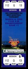 Ticket College Basketball Conference USA Tournament 2002 3.9 Championship Game