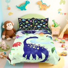 Boys Twin Bedding Set, Dinosaur Twin Comforter Set for Boys Kids Bedding Set ...