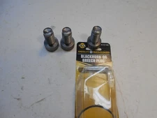 3 cva black horn QR breech plugs for muzzle loaders 2-Hs and D