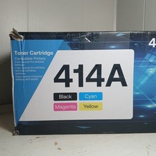 414A 4 Pack Toner Cartridges High Yield for HP Printers. - BOX V -