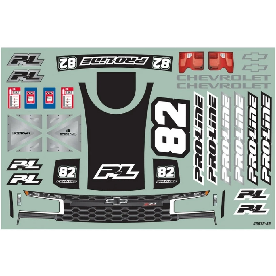 Pro-Line 3675-17 1/16 Pre-Cut 2019 Chevy Silverado Trophy Truck Clear Body: GROM - Bild 4 von 4