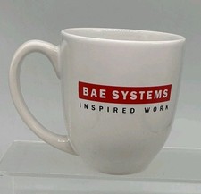BAE Systems Logo Coffee Mug Cup Vtg Ceramic Security Defense Mug