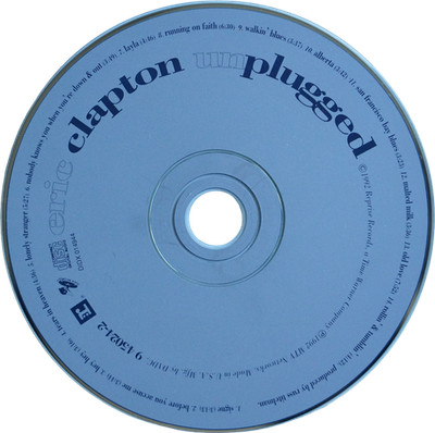 Eric Clapton   Unplugged CD 1992 Blues Rock Reprise Records