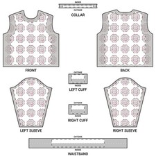 White - Hmong Floral Unisex Crew Neck Sweater AOP