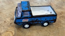 Vintage Tonka Tow Truck Wrecker Vintage Blue Pressed Steel Metal 1970s