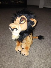 Disney The Lion King Scar Plush Stuffed Animal Toy Villain 14" ShopDisney