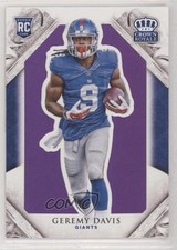 2015 Panini Crown Royale Rookie Purple 9/25 Geremy Davis #140 0q3