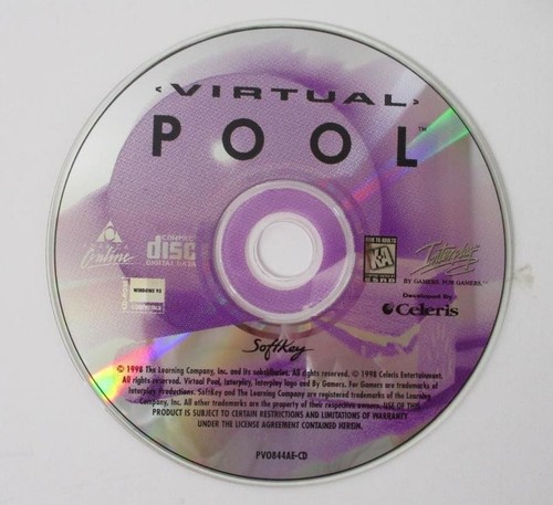 Virtual POOL (1998 PC CD Video Game Software) 3D Pool Simulator - For Windows 95 - Picture 4 of 4