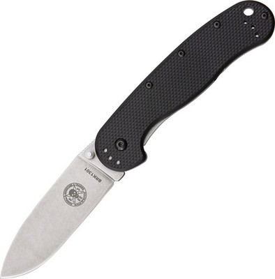 BRK by ESEE Messer AVISPA FRAMELOCK BLACK D2 Stahl Folder GRN Griff