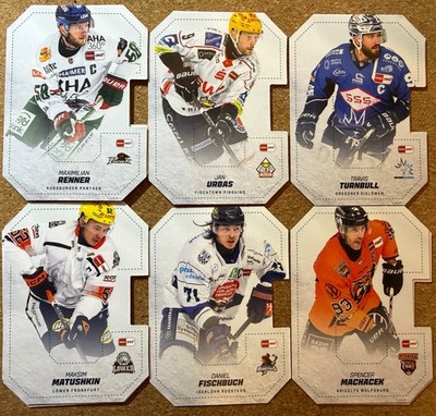DEL Playercards 2025/26 CAPTAINS Auswahl RENNER URBAS TURNBULL FISCHBUCH etc