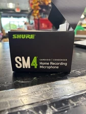 Shure SM4 Studio Recording Microphone Kit XLR Home Studio Condenser  (HPB022111)