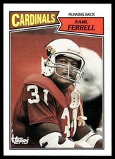 Earl Ferrell 1987 Topps #331 Phoenix Cardinals 32727 Football Card