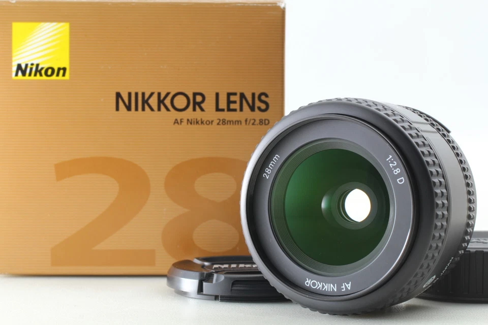 [Unused in BOX] Nikon AF Nikkor 28mm f/2.8 D Wide Angle Lens from JAPAN - Image 2 of 4