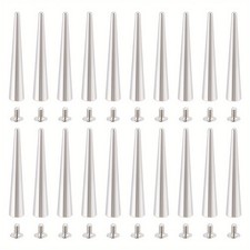1box Punk Alloy Rivet Studs Pyramid Spikes for tion Leathercraft 54x9mm 20 sets