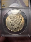 1925 Peace Silver Dollar MS63 -Colorful Toned ANACS