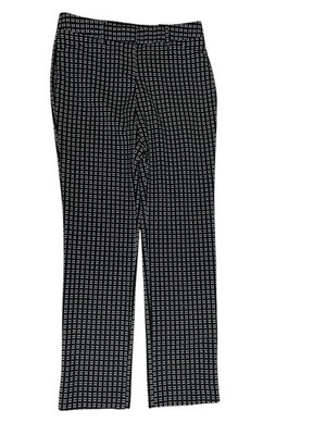 Express Editor Pants Size 4R Slim Black And White Womens Inseam 30 NWT B29