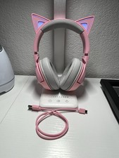 Razer Kitty Edition Pink USB-C Stereo LED Gaming Headset