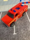 Vintage  Mattel Hot Wheels Red Emergency Squad Unit Fire Truck Diecast Toy