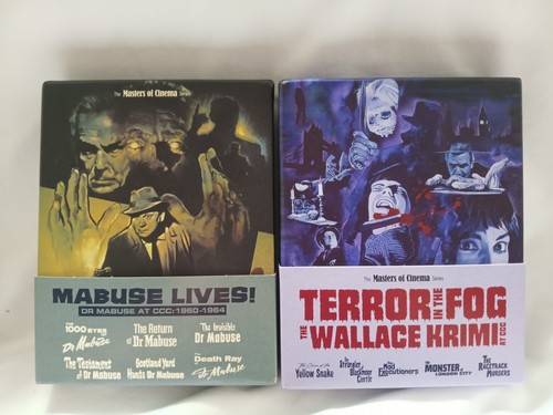 MABUSE LIVES & TERROR IN THE FOG BLU-RAY BOX SETS!!! KRIMI FILMS!!! 12 FILMS!!!