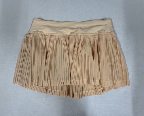 Lululemon Pleat to Street Mid-Rise Skirt Summer Glow Size 6 Skort 228
