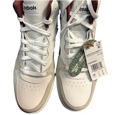 🔥Reebok Hombre Royal Bb4500 Hi2 (Blanco Rojo Gris) Hombre Talla 10