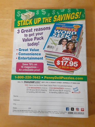 Penny Press The Great Big Book Of Garfield Word Seek Volume 11 NEW - Picture 2 of 4
