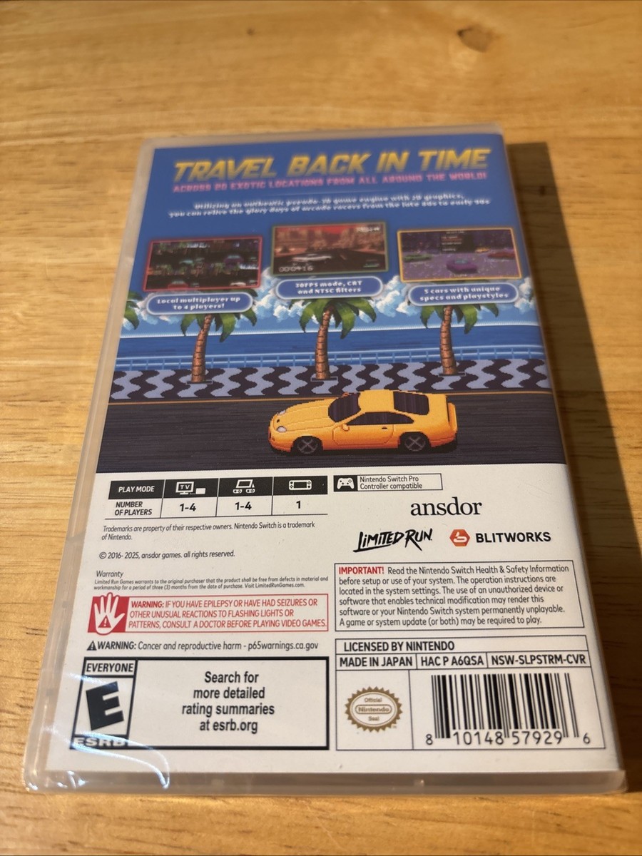 LimitedRun Slipstream スリップストリーム switch BRAND NEW SLIPSTREAM LIMITED RUN GAMES SLIP STREAM NINTENDO
