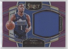 2021 Panini Select Throwback Memorabilia Purple Prizm 54/99 Dennis Smith Jr 0vc5