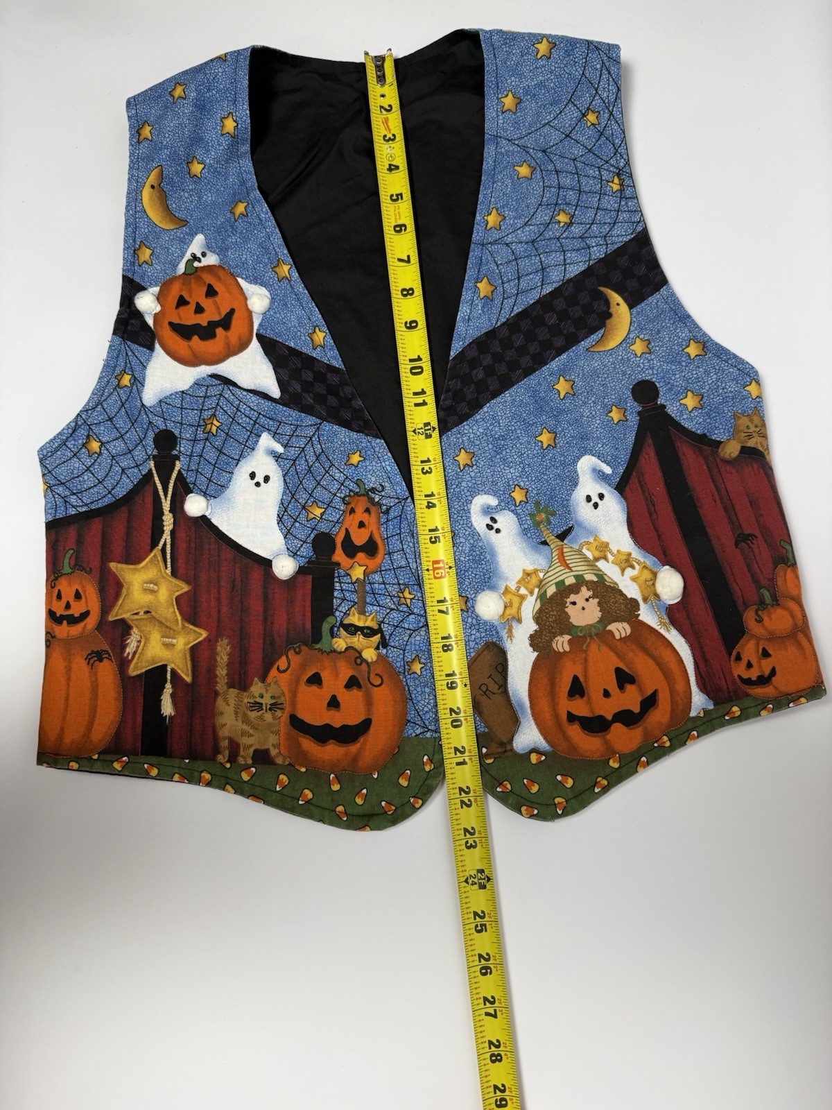 Halloween Pumpkins and Ghost Fall Sleeveless Vest… - image 3