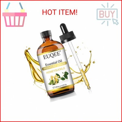 EUQEE Honeysuckle Essential Oil 118ml Pure Honeysuckle Oil Premium Essential Oil