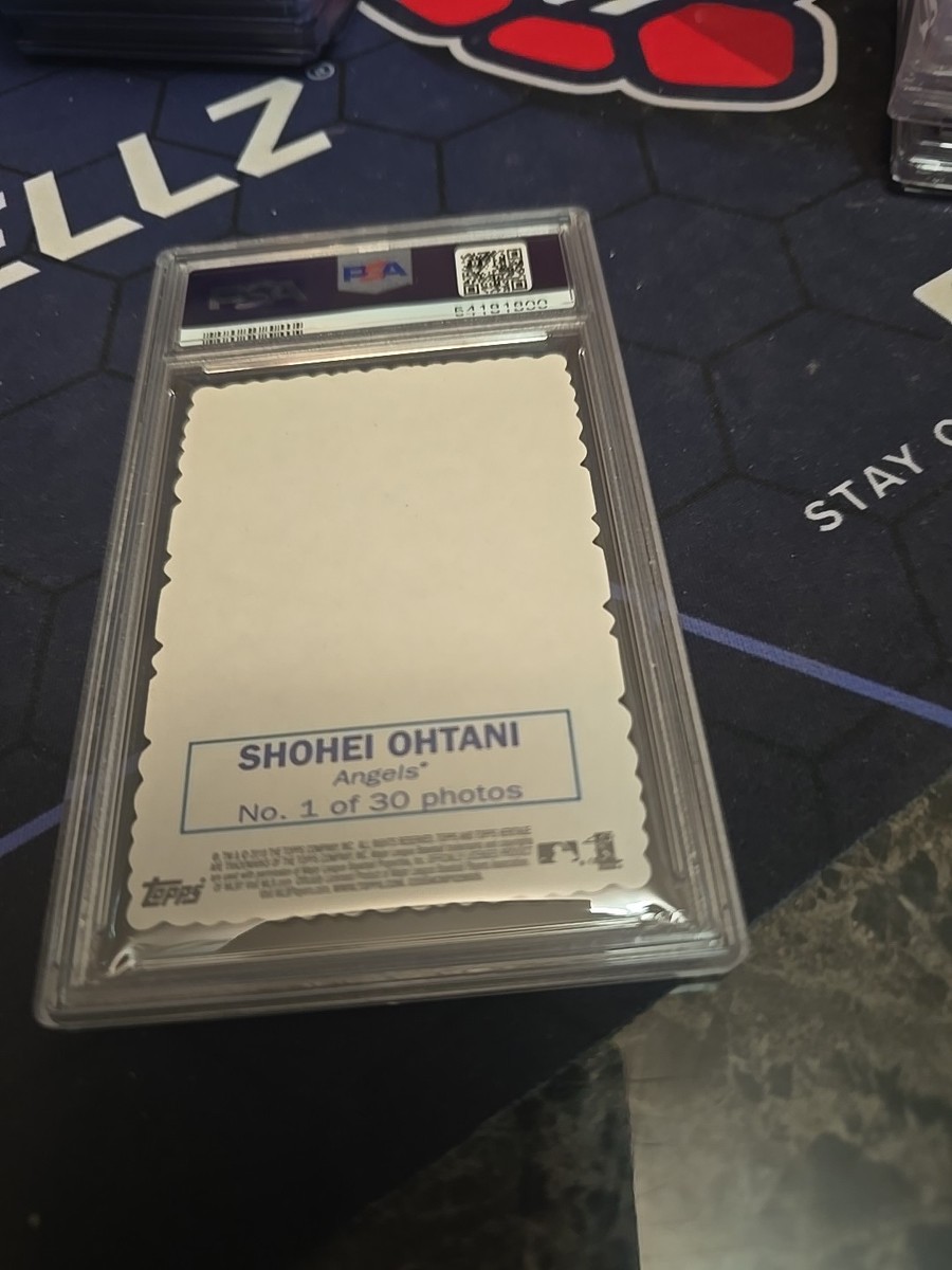 2018 Topps Heritage Shohei Ohtani Auto Mint9 69 Topps Deckle
