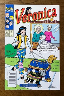Veronica #87 Archie Comics Modern Age Dan Parent fashion dogs vf/nm