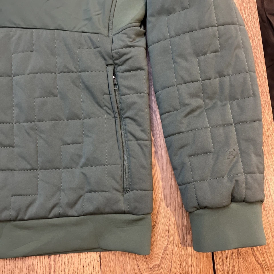 Lululemon Rival Side Bomber Jacket Reversible Tank Green, Men's XL - Image 3 of 4