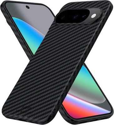 X level Google Pixel 10 Case Slim Carbon Fiber Black